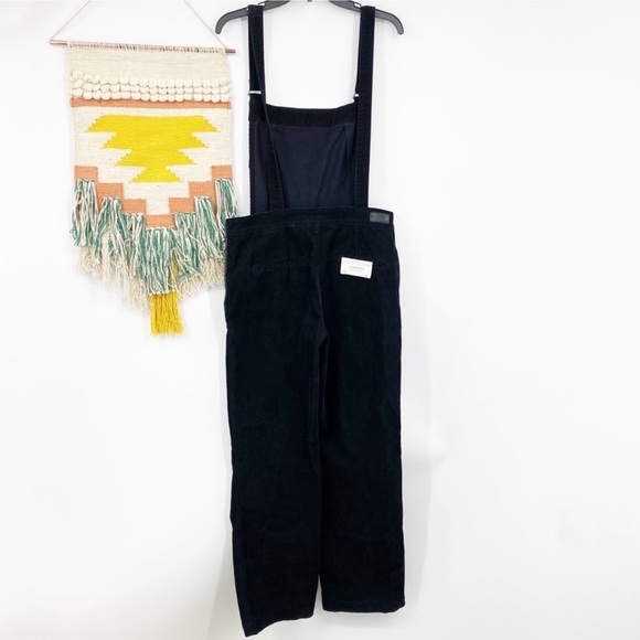 Adriano Goldschmied AG Gwendolyn Utility Overalls Corduroy Women’s Black Size XL - Picture 6 of 10